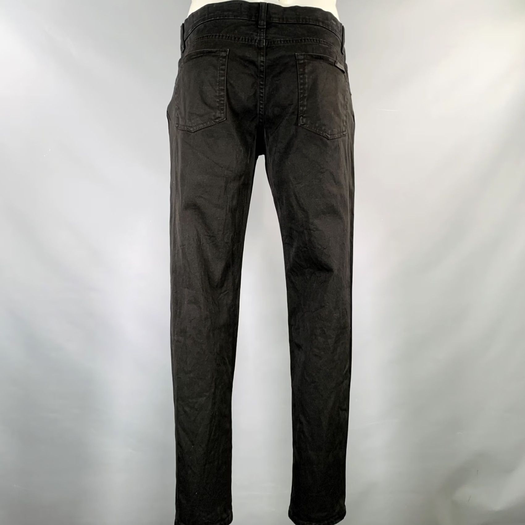 Dolce & Gabbana DOLCE & GABBANA Size 36 Black Cotton Blend Jean Cut Casual Pants Size US 36 / EU 52 - 4 Thumbnail