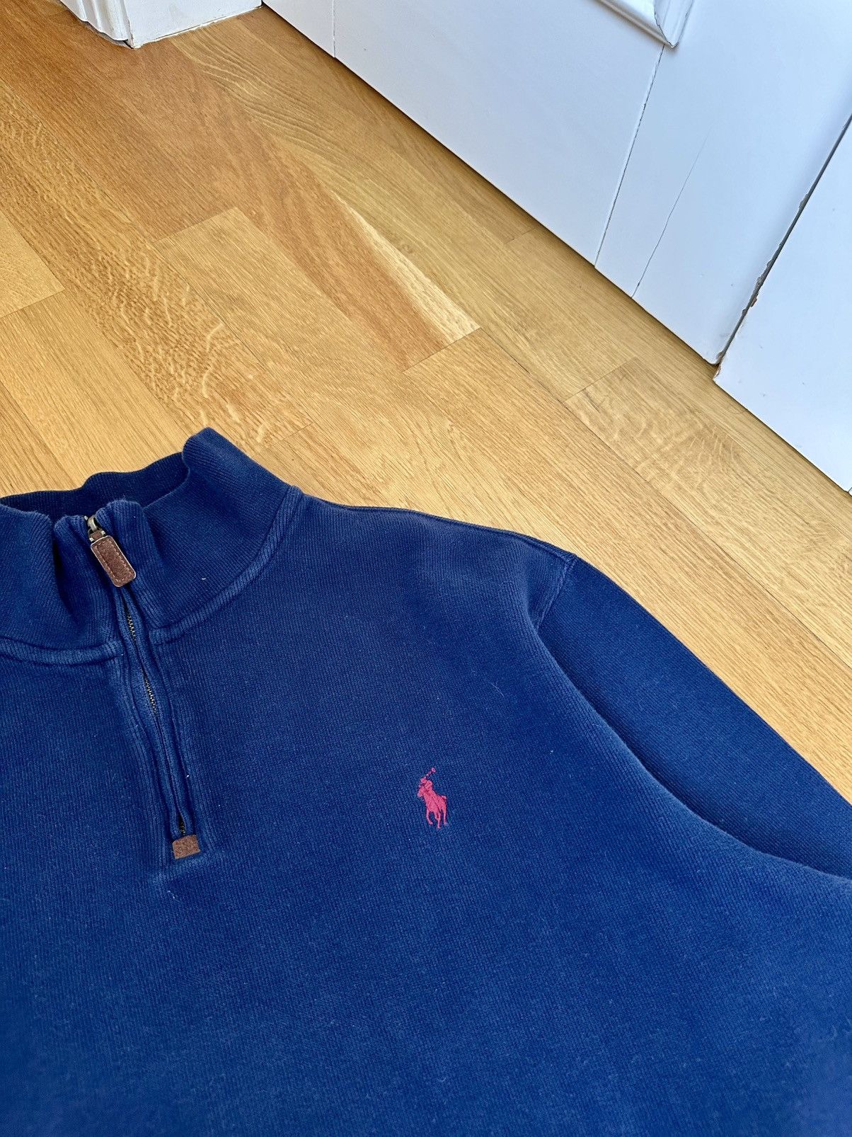 Polo Ralph Lauren Vintage Polo Ralph Lauren Blue Half-Zip Sweatshirt Size US L / EU 52-54 / 3 - 7 Thumbnail