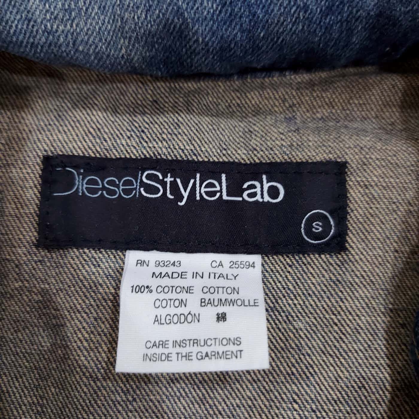 Diesel Very Rare! Vintage Diesel Style Lab Made in Italy Denim Vest Size S / US 4 / IT 40 - 8 Thumbnail