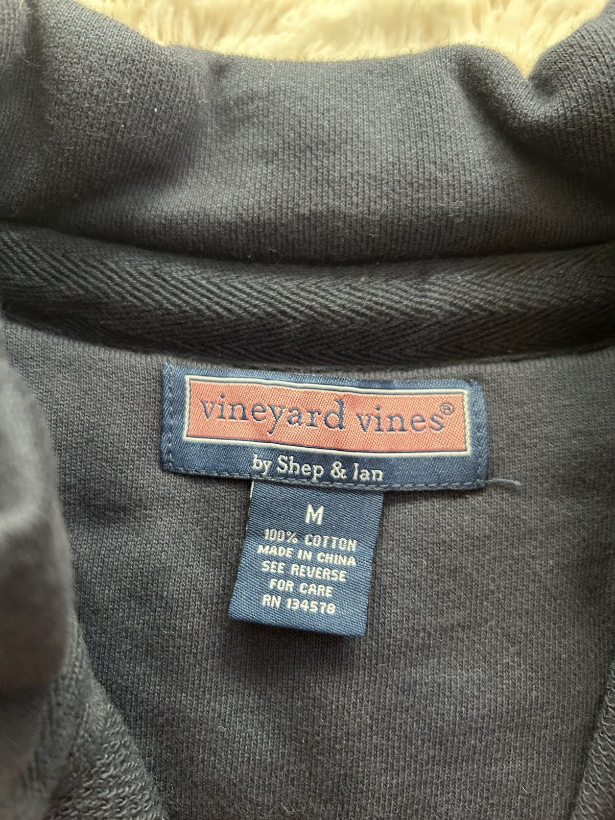 Vineyard Vines Vineyard Vines Men's Collegiate Quarter-Zip Shep Shirt Size US M / EU 48-50 / 2 - 4 Thumbnail