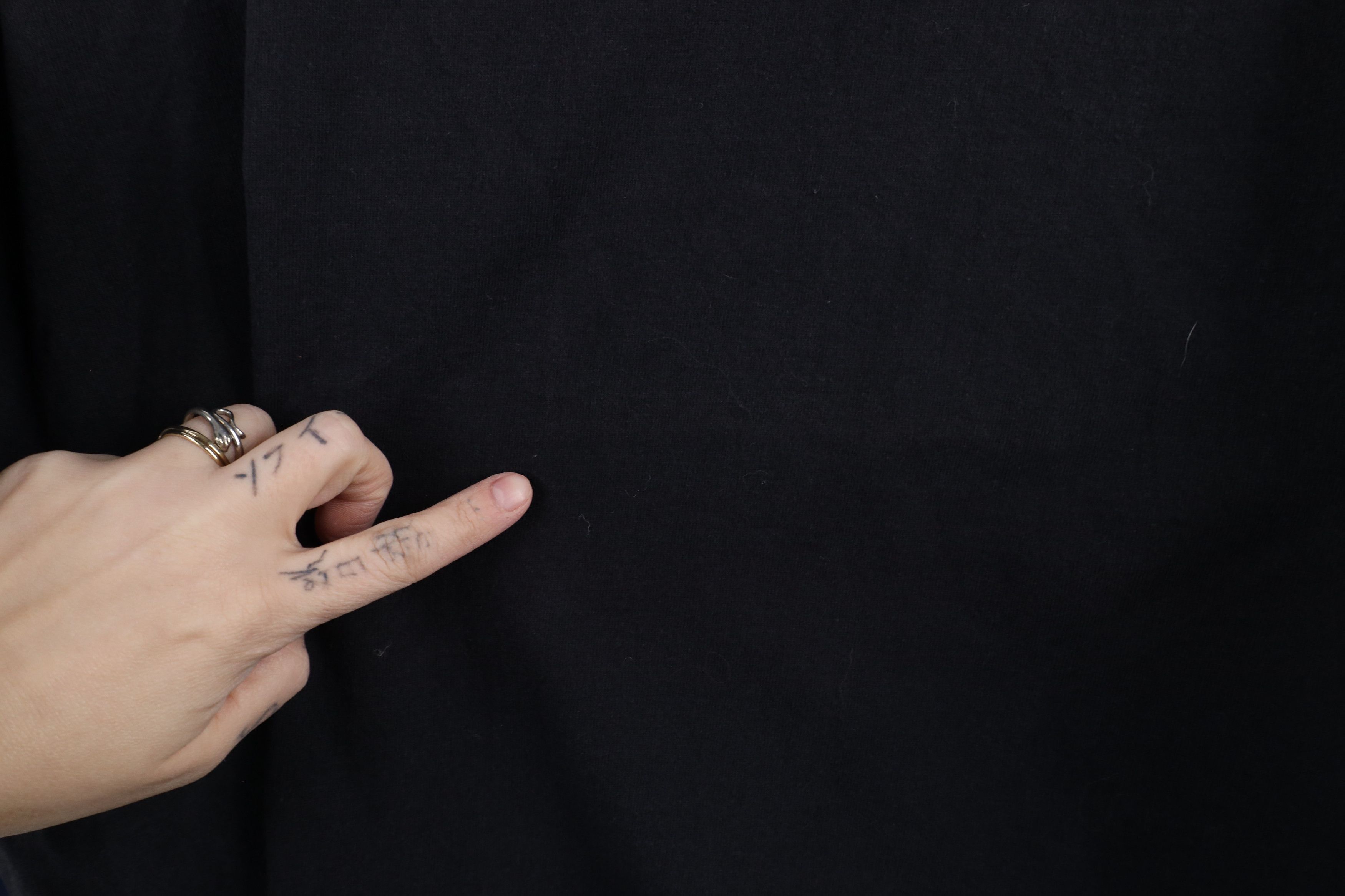 Vintage Vintage 90s Streetwear Blank Pocket T-Shirt Black Cotton Size L / US 10 / IT 46 - 6 Thumbnail