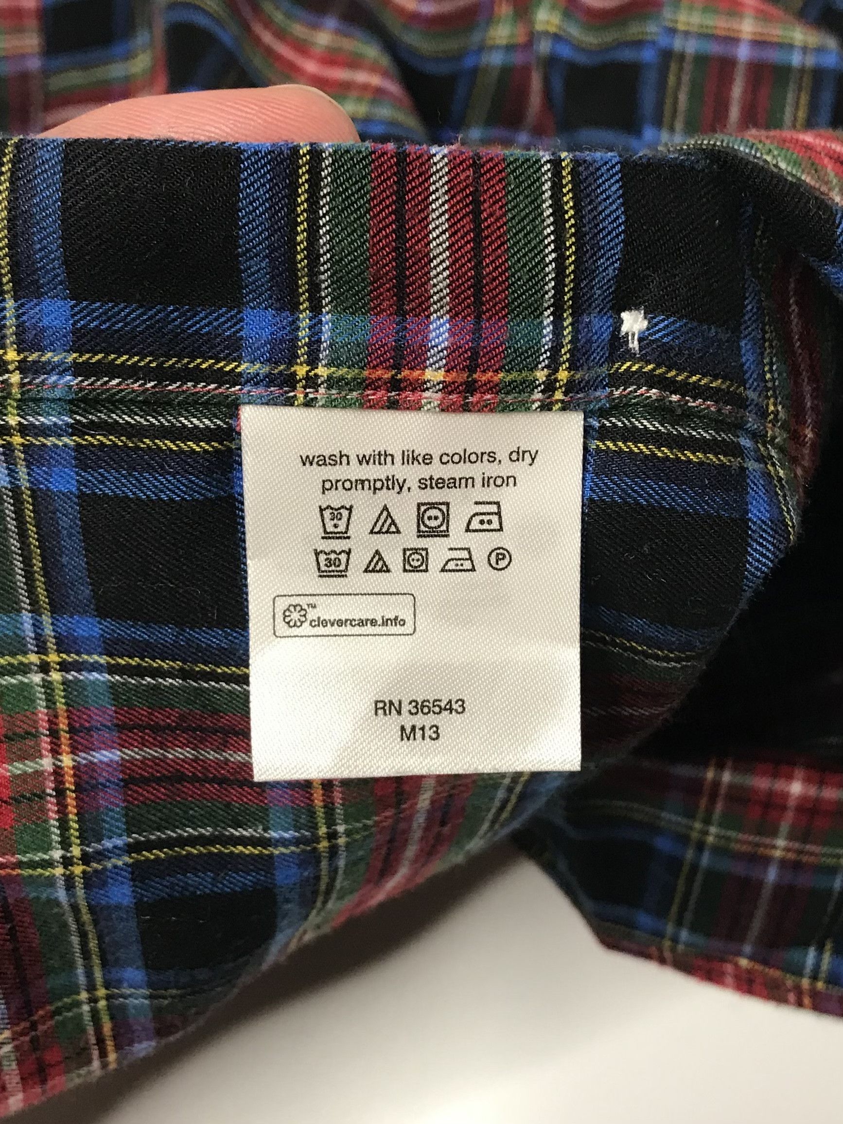 Lauren Ralph Lauren Ralph Lauren Mens Shirt Black Label Plaid Black/Red Size US S / EU 44-46 / 1 - 4 Thumbnail