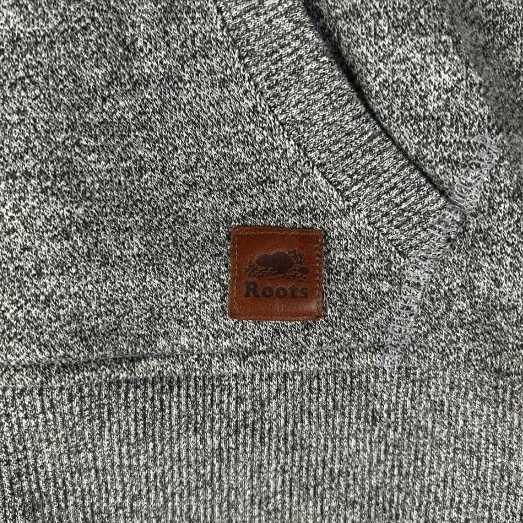Roots VINTAGE Roots Canada Park City Zip Up Hoodie Gray Heather Cotton Blend Sweater Women's M Size M / US 6-8 / IT 42-44 - 4 Thumbnail