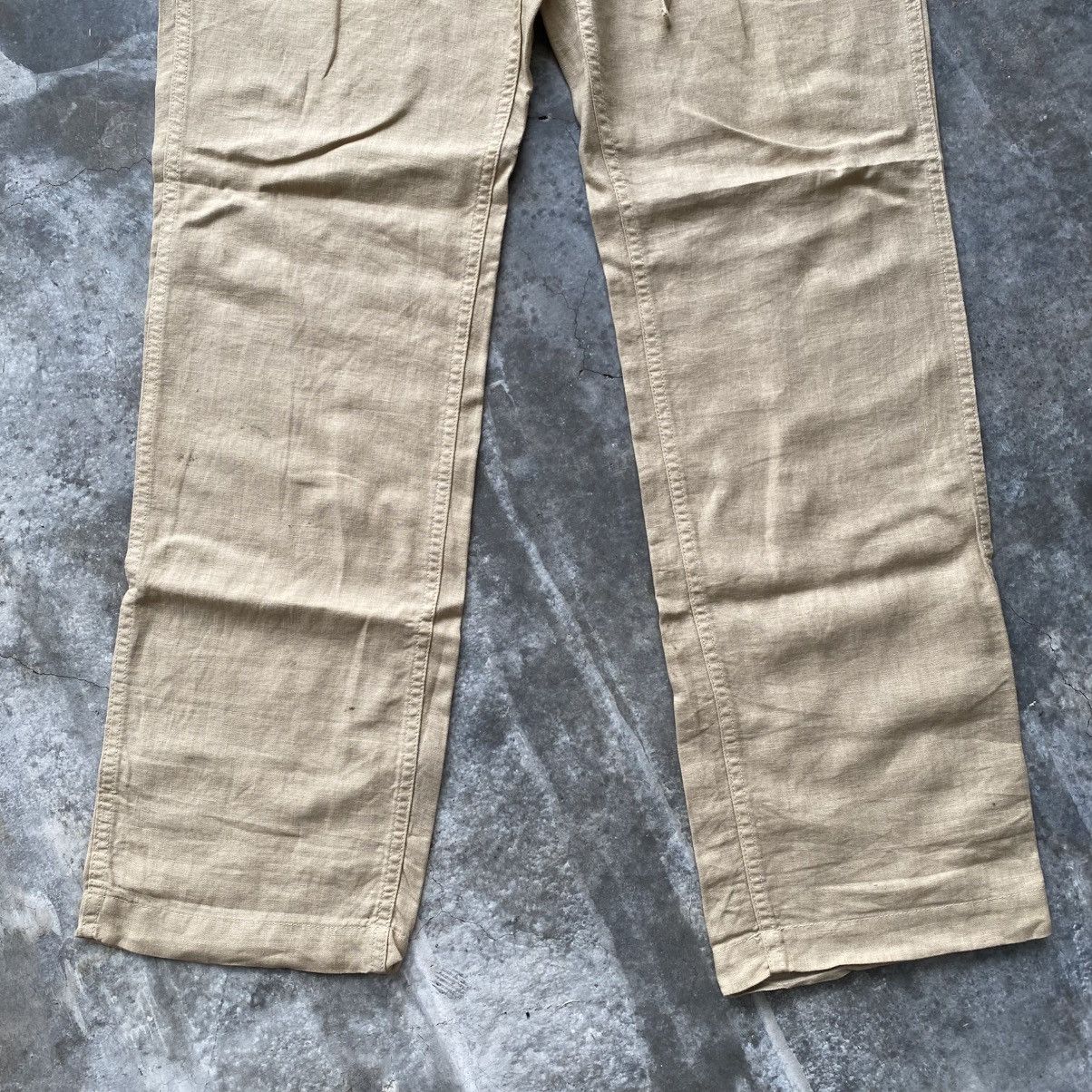 If Six Was Nine × Journal Standard × Le Grande Bleu (L.G.B.) Vintage Y2K Journal Standard Linen Baker Pants w30 Size US 30 / EU 46 - 3 Thumbnail