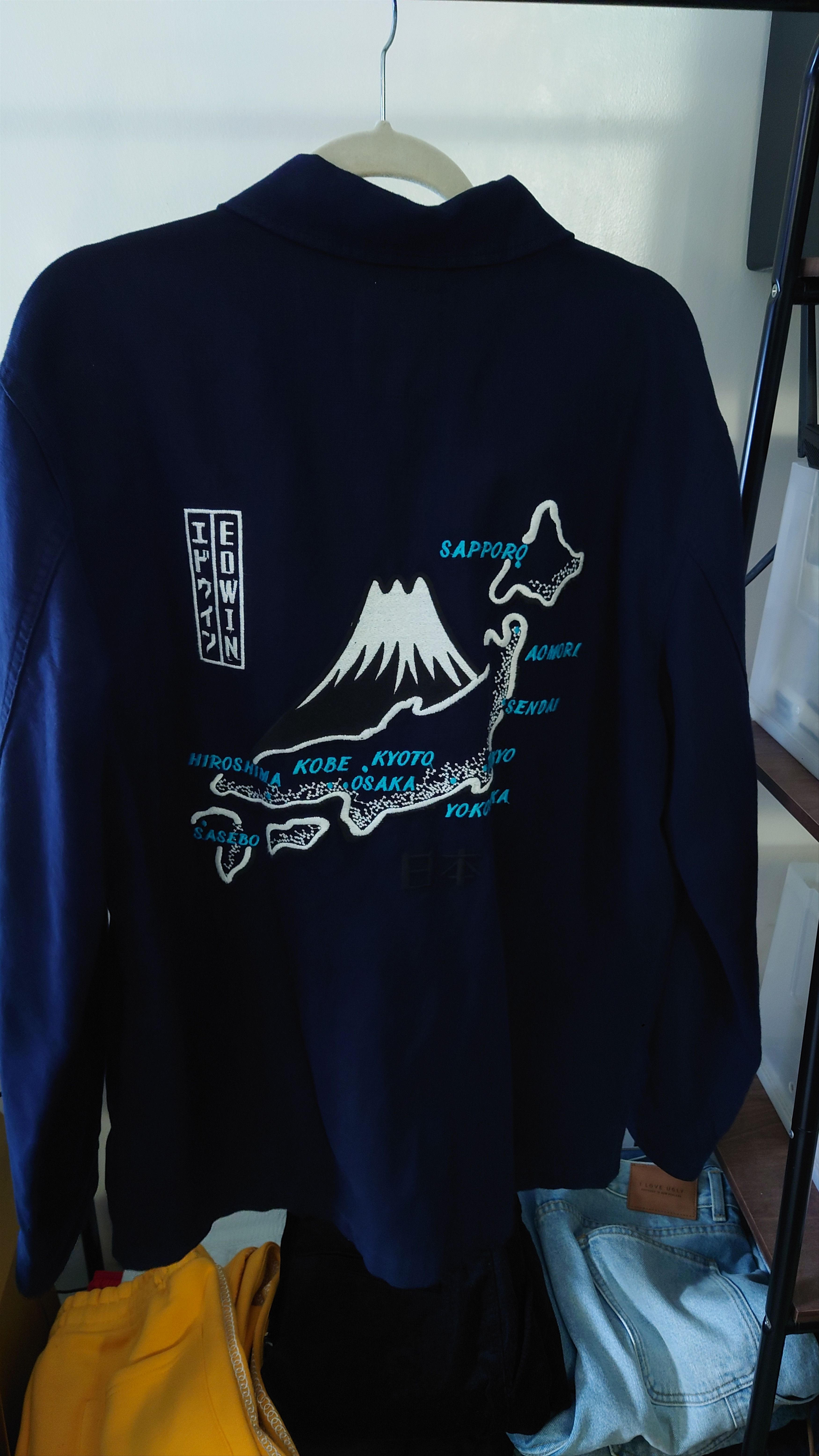 Edwin Edwin Souvenir Survival Japan Jacket - Navy - Size M Size US M / EU 48-50 / 2 - 2 Thumbnail