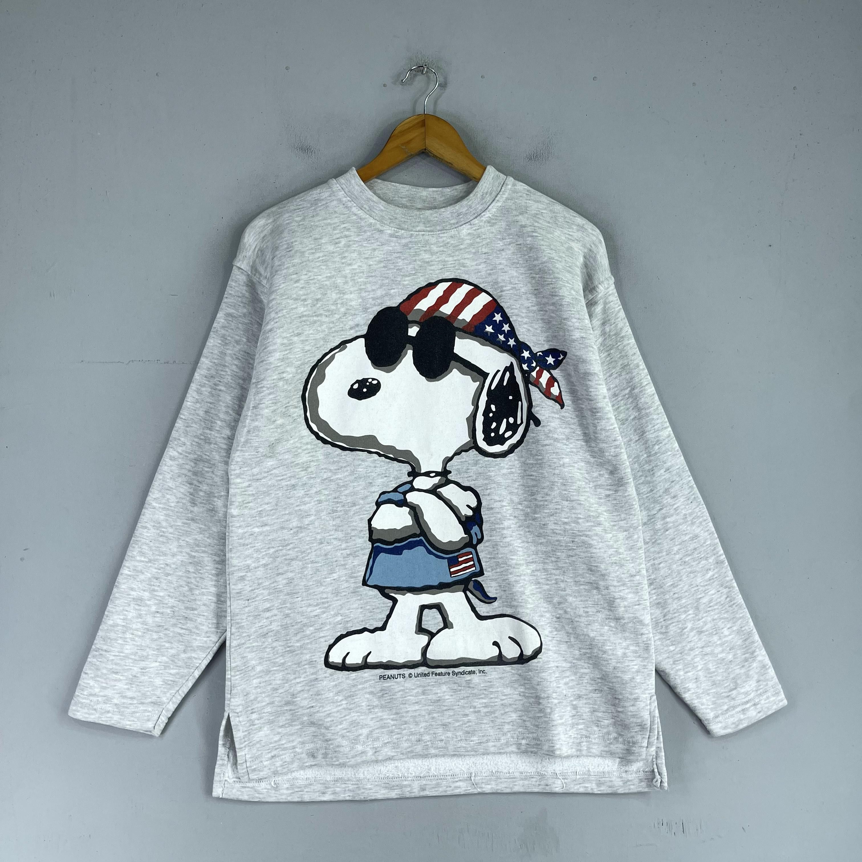 Cartoon Network × Peanuts × Vintage SNOOPY Joe Cole Cartoon American Rocky Printed Sweater Size US M / EU 48-50 / 2 - 4 Thumbnail