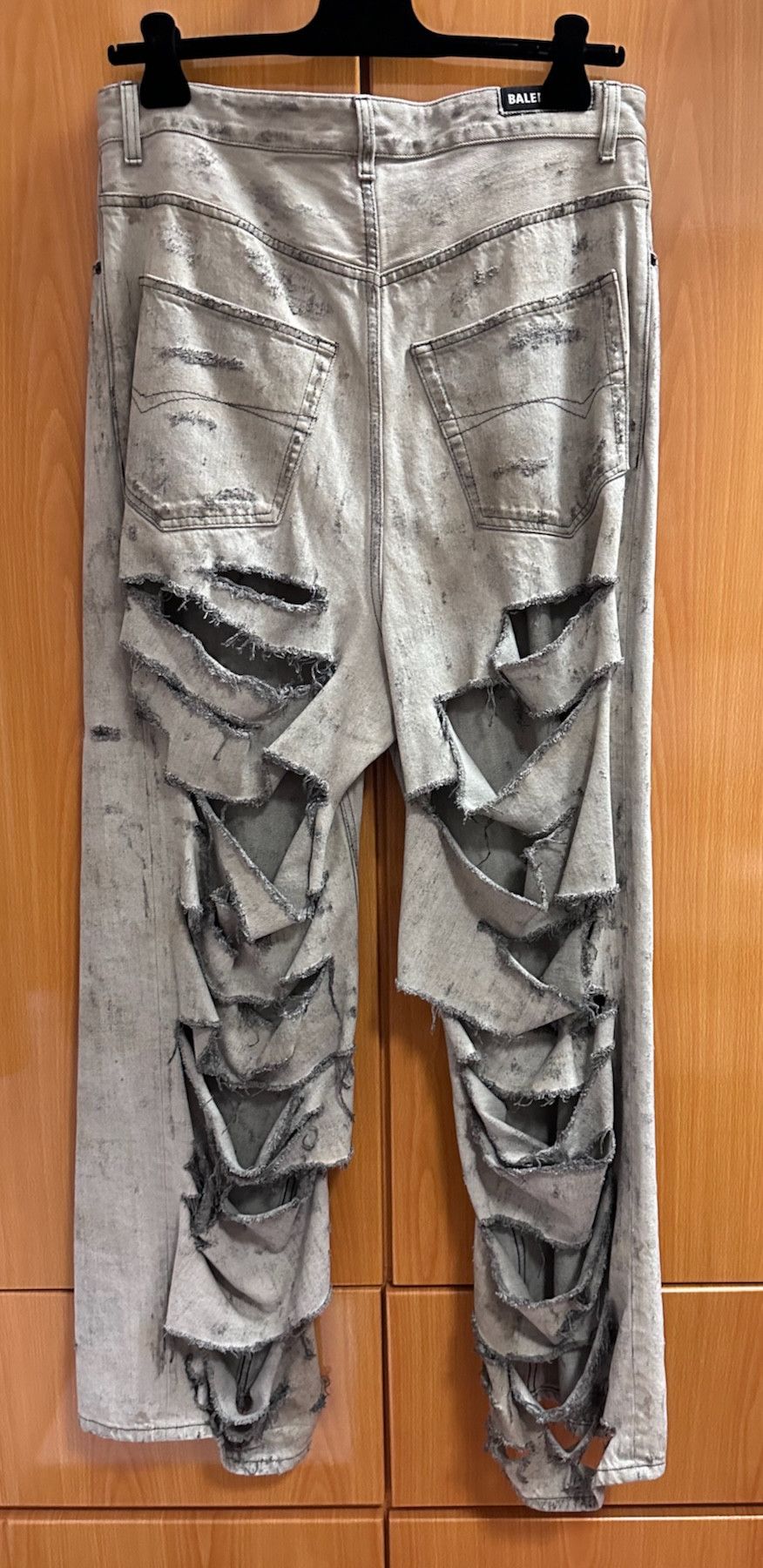 Balenciaga Balenciaga 22SS Super Destroyed Jeans in Light Grey 