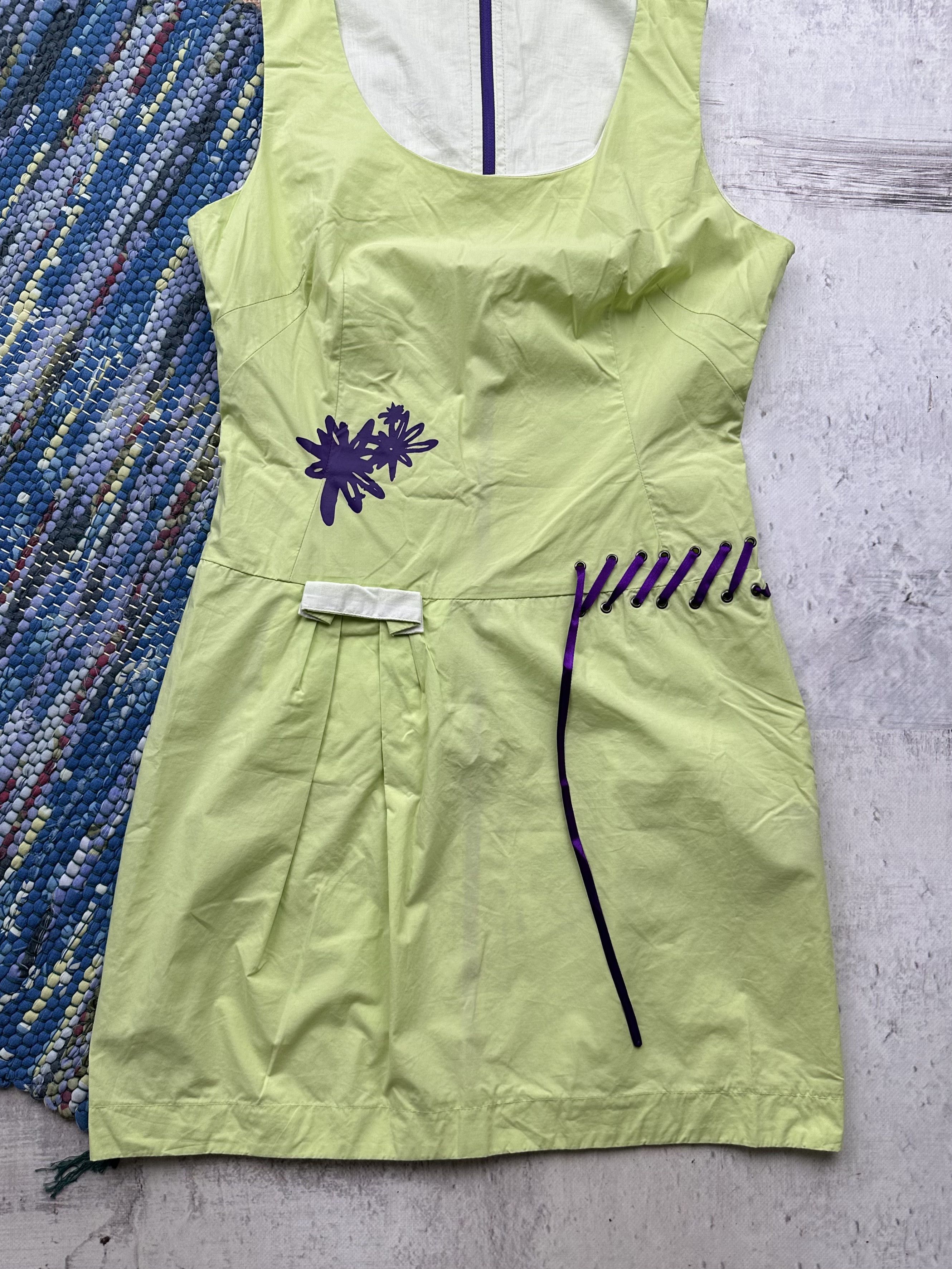 Japanese Brand Vintage Midi Dress A235(198) Size M / US 6-8 / IT 42-44 - 3 Thumbnail
