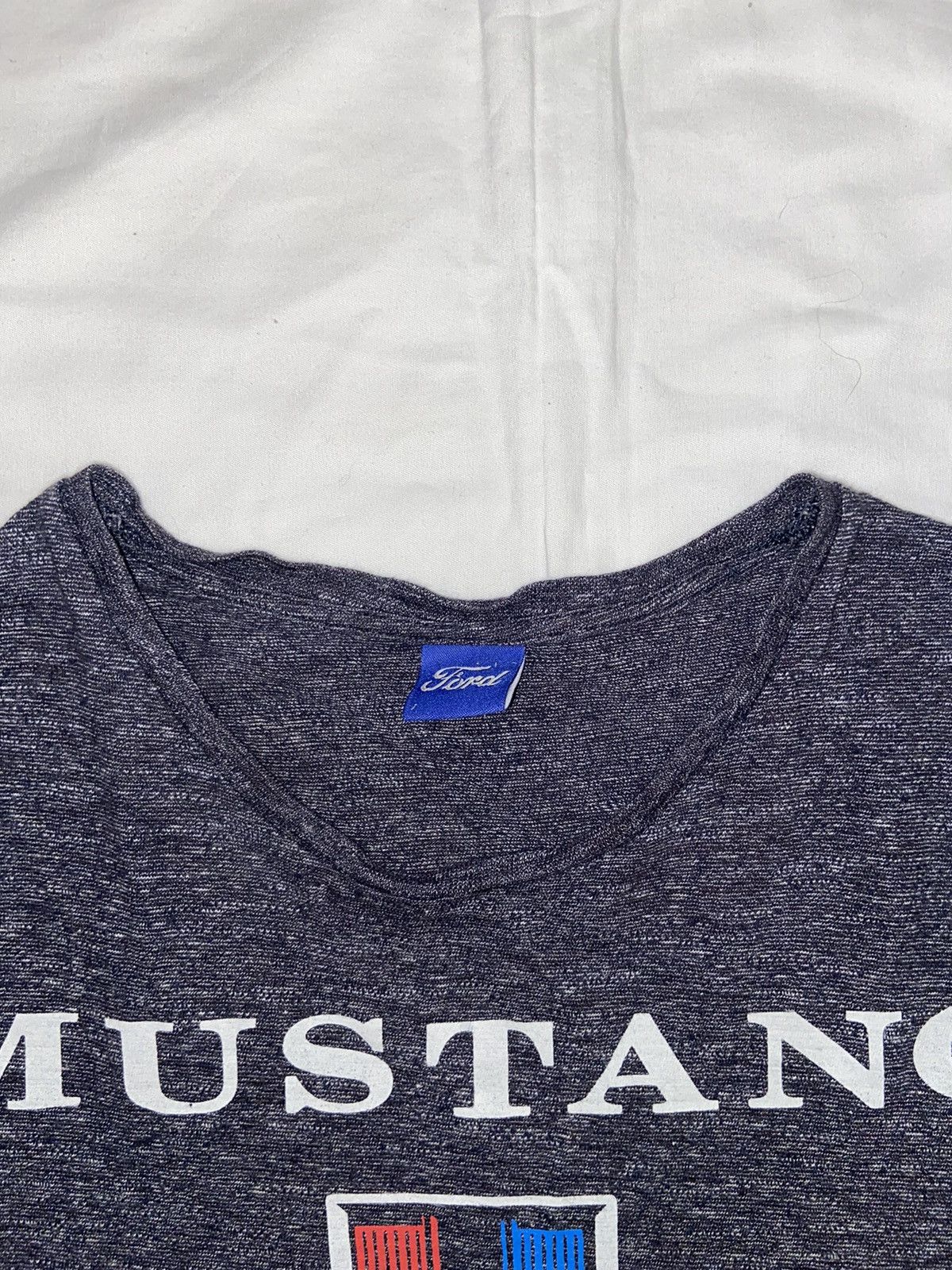 Ford × Mustang × Vintage Vintage Ford Mustang Y2K racing t shirt big printed logo tee Size US M / EU 48-50 / 2 - 4 Thumbnail