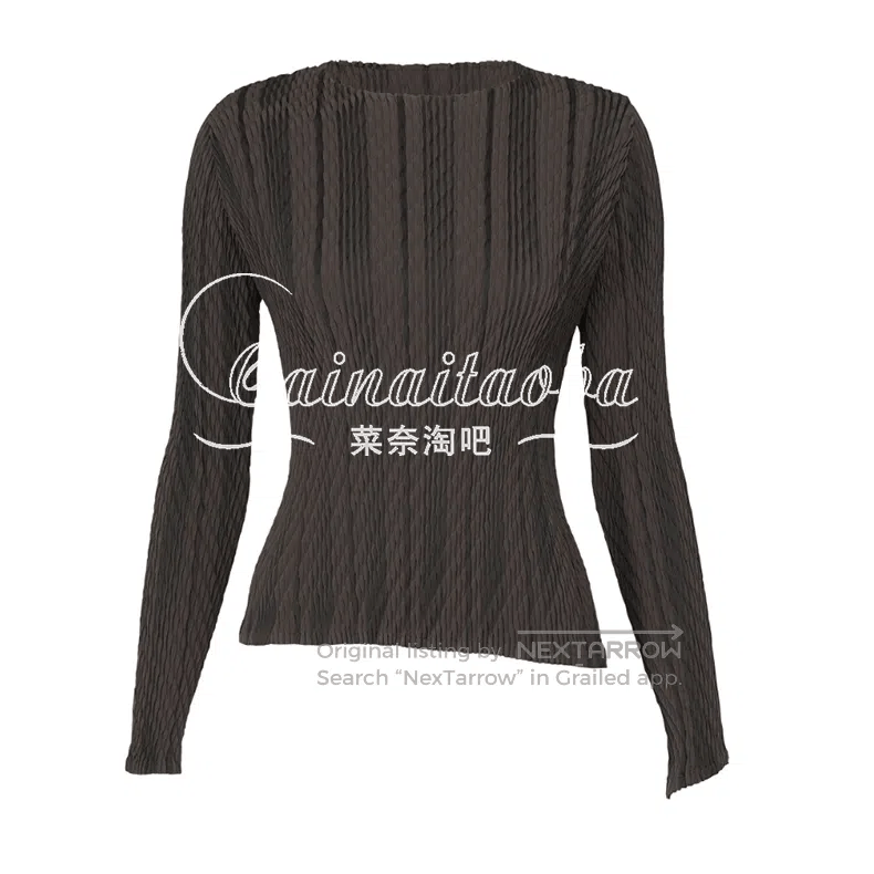 Issey Miyake Issey Miyake Fish Scale Long Sleeve Pullover Top Size M / US 6-8 / IT 42-44 - 1 Thumbnail