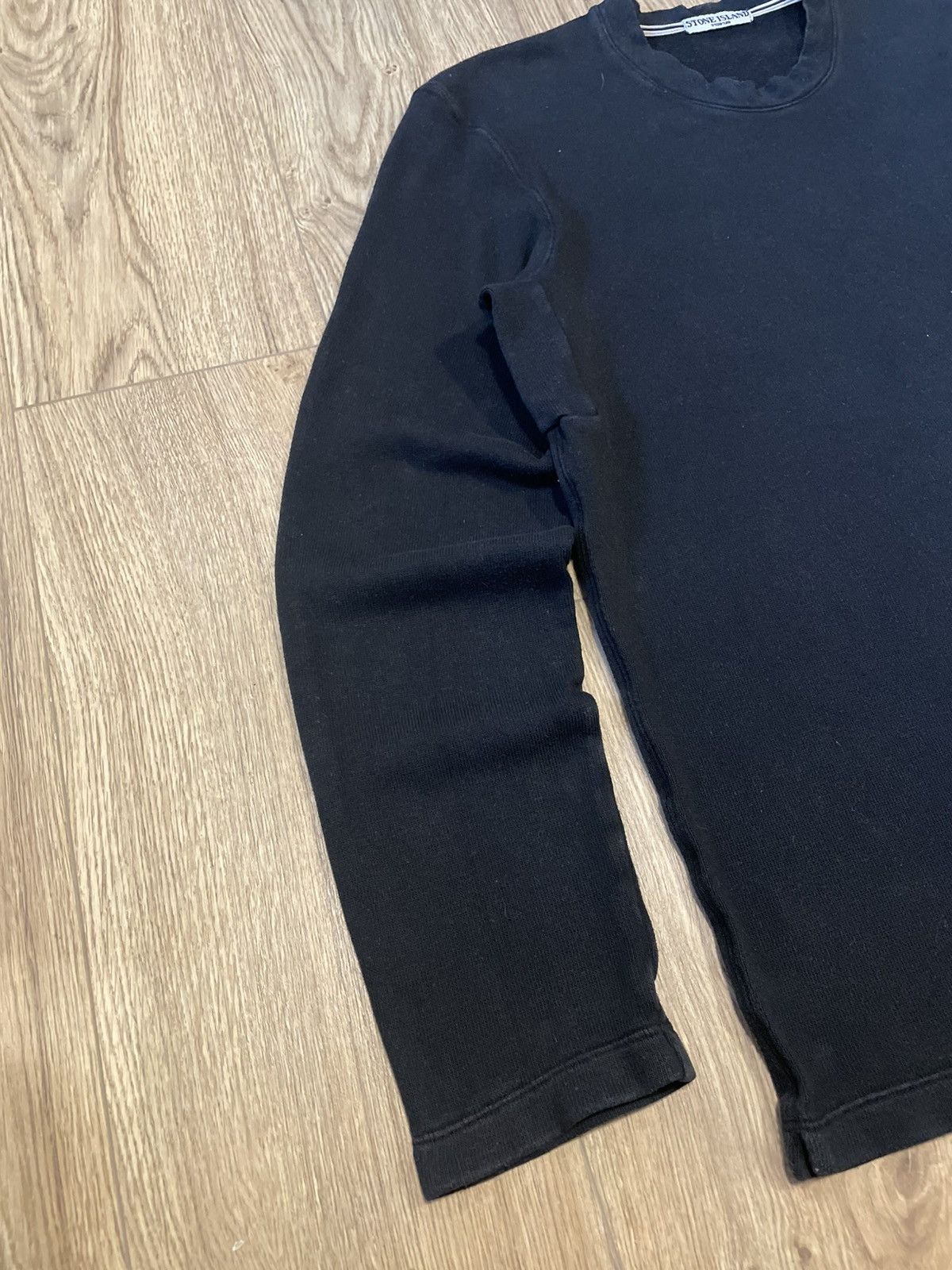 Stone Island Vintage Stone Island Black Sweatshirt 2007ss Size US L / EU 52-54 / 3 - 4 Thumbnail