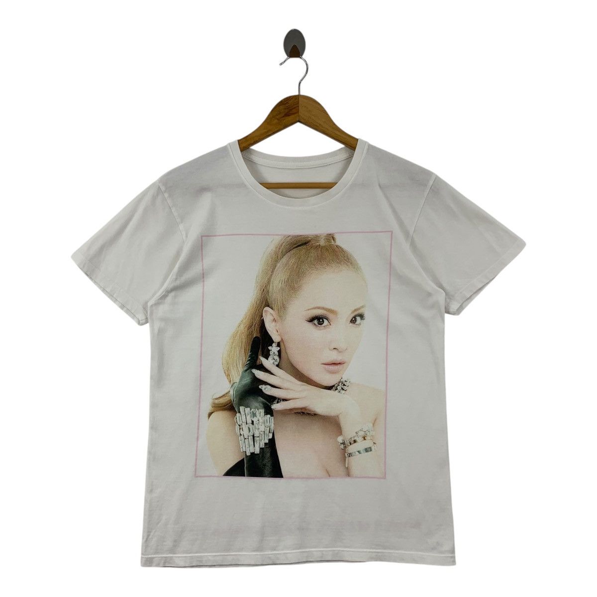 AYUMI HAMASAKI Big photo printed japanese singer tee