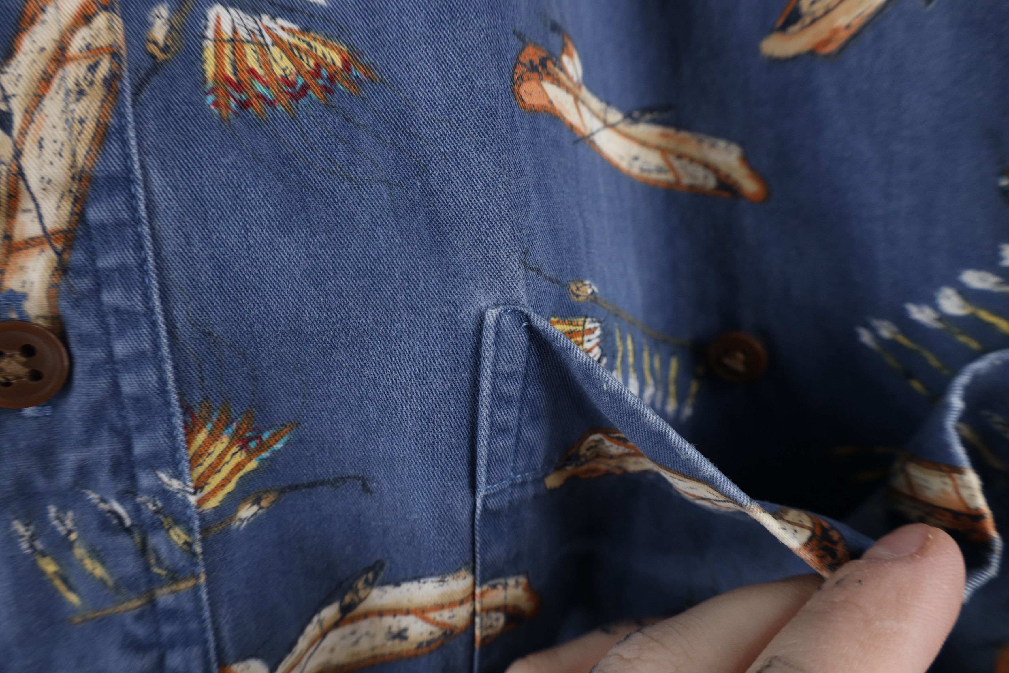 Polo Ralph Lauren Vintage 90s Chaps Ralph Lauren Indian Feather Button Shirt Size US M / EU 48-50 / 2 - 8 Thumbnail