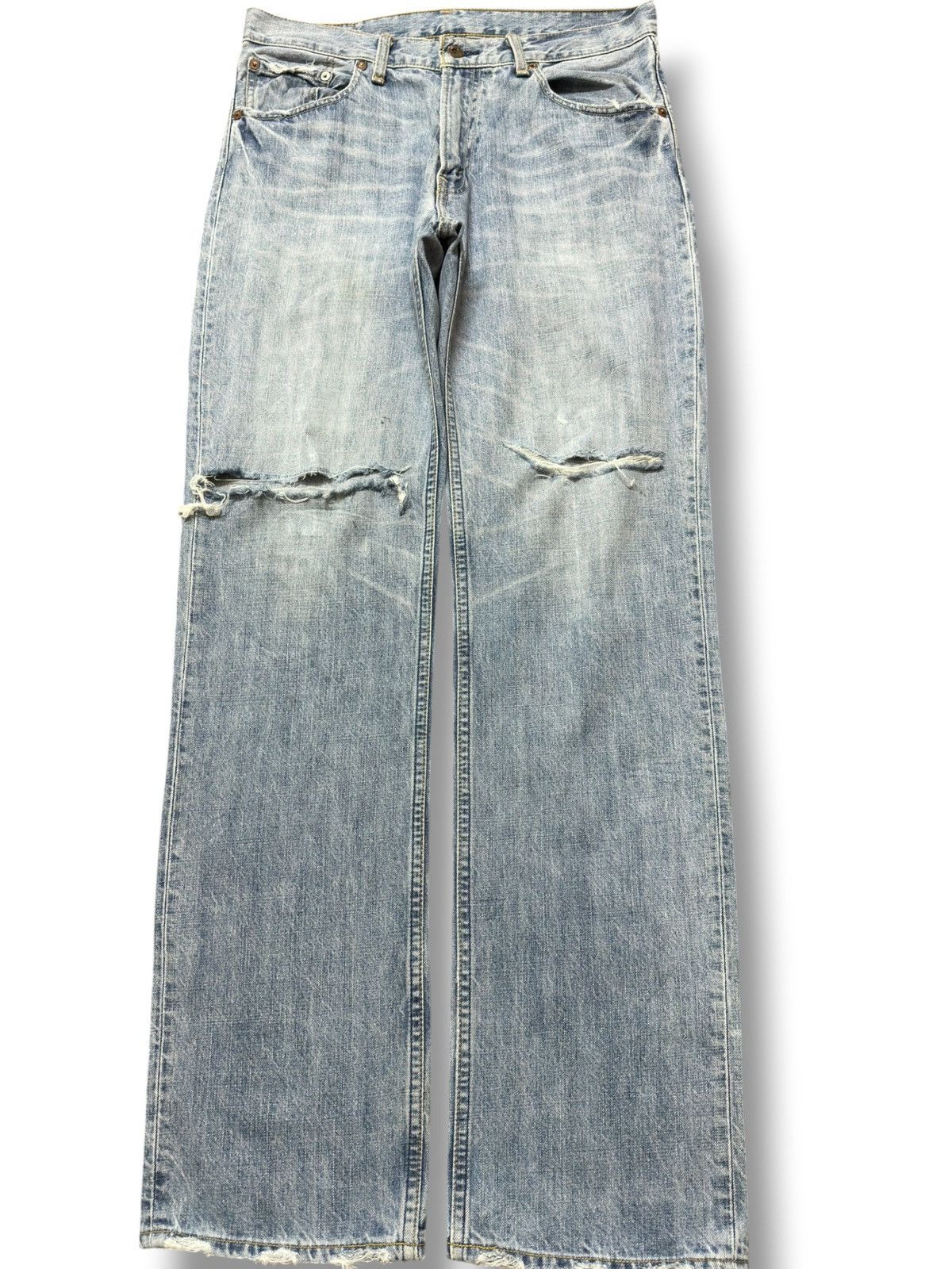 Levi's Vintage Clothing Vintage Levi’s 502 Faded Ripped Distressed Denim Size US 32 / EU 48 - 1 Thumbnail