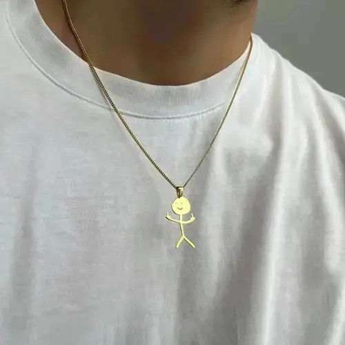 Jewelry Funny Doodle Necklace Size ONE SIZE - 1 Thumbnail