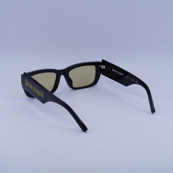 Palm Angels Palm Angels PERI002 PALM 1018 Sunglasses Black Rectangle Size ONE SIZE - 7 Thumbnail