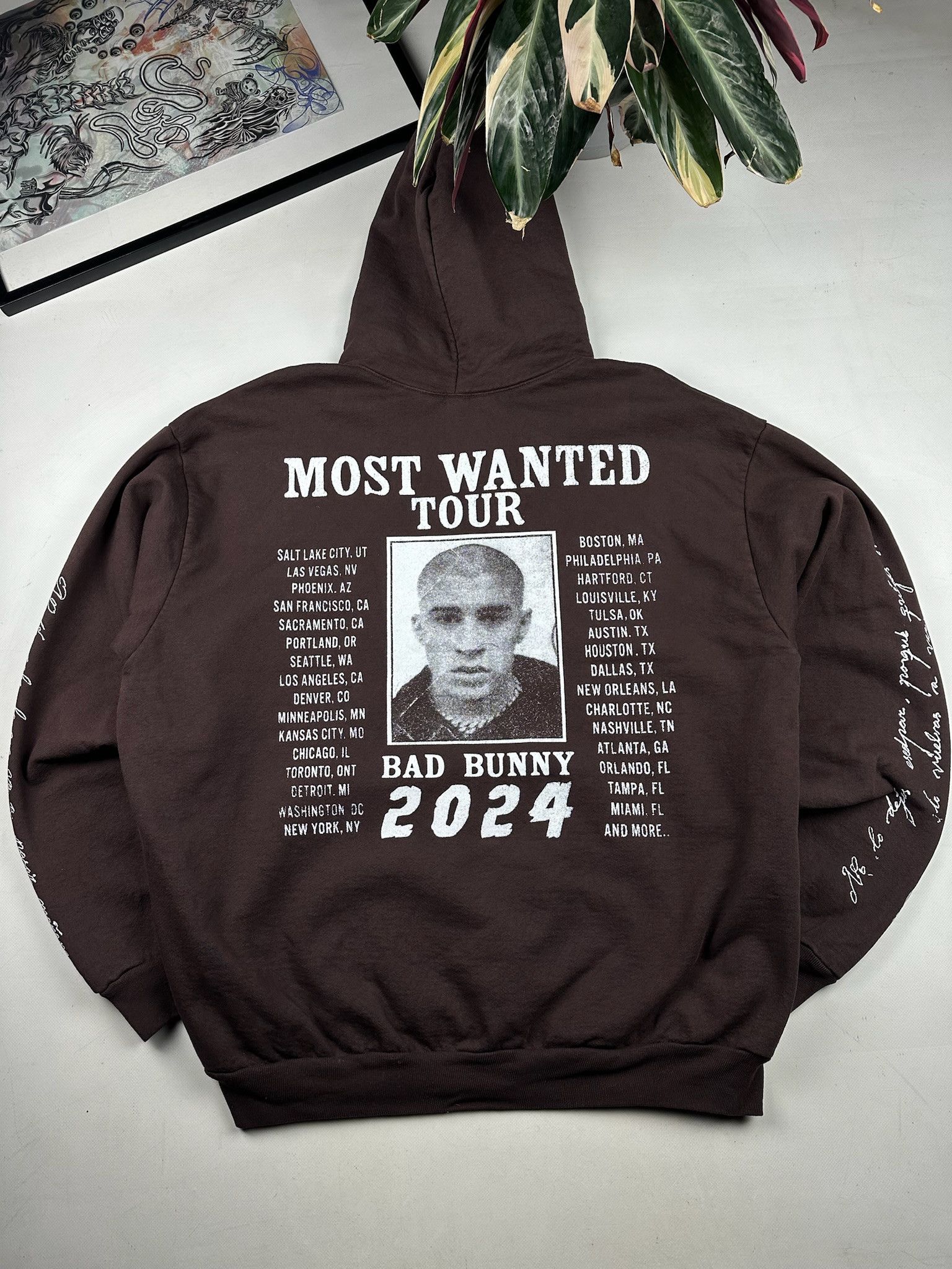 Other Bad bunny NSLQVAPM Tour hoodie Size US XL / EU 56 / 4 - 3 Thumbnail
