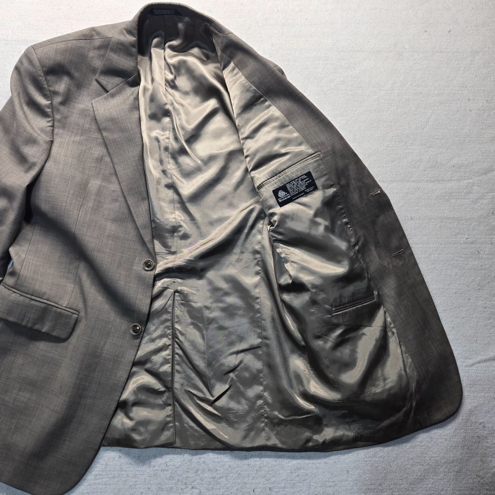 Stafford Stafford Jacket 42L Long Wool 100% Woolmark Adult Men Brown Classic Casual Jacket Men Size US XS / EU 42 / 0 - 4 Thumbnail