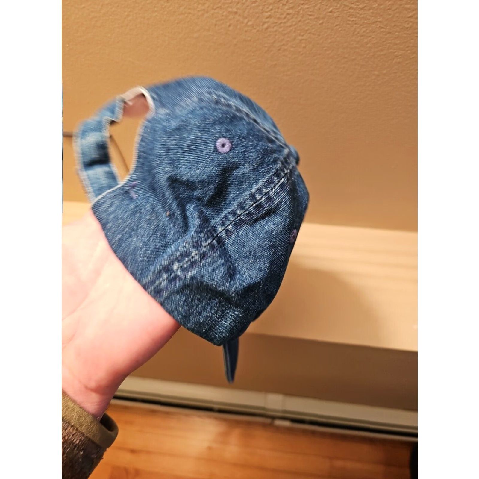 Vintage VINTAGE Stargate Atlantis Promotional 90s DAD HAT Denim Baseball Cap Men One Size Blue Canvas 90s Stargate SG-1 Mens Hats Size ONE SIZE - 3 Thumbnail