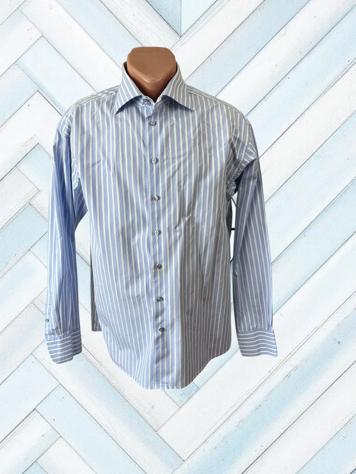 SAND Sand Copenhagen striped shirt size XL / 44 Size US XL / EU 56 / 4 - 1 Thumbnail