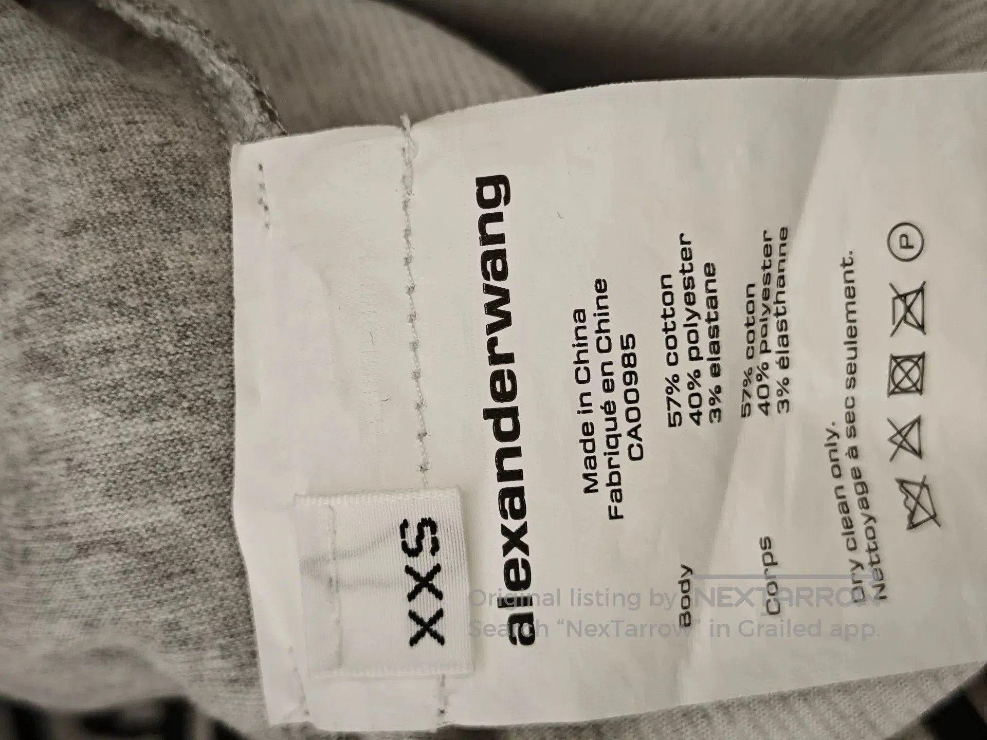 Alexander Wang Alexander Wang Gray XXS Shorts. Size 22" - 5 Thumbnail