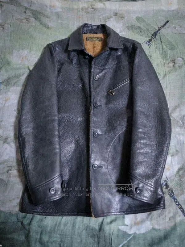 Other LOST CONTROL Calf Leather Coat Japan. Size US S / EU 44-46 / 1 - 1 Thumbnail