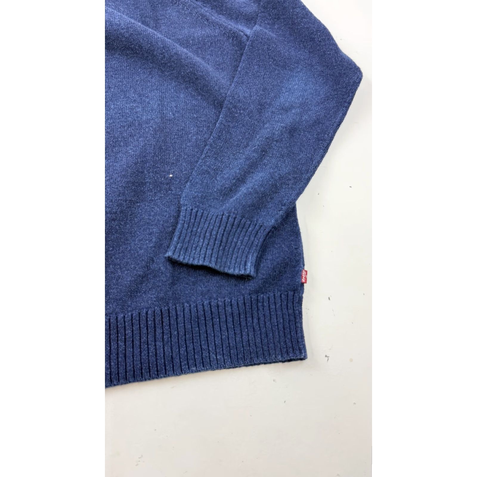 Levi's Levi's Sweater Mens L Blue 100% Cotton Crewneck Raglan Knit Pullover Shirt Size US L / EU 52-54 / 3 - 2 Thumbnail