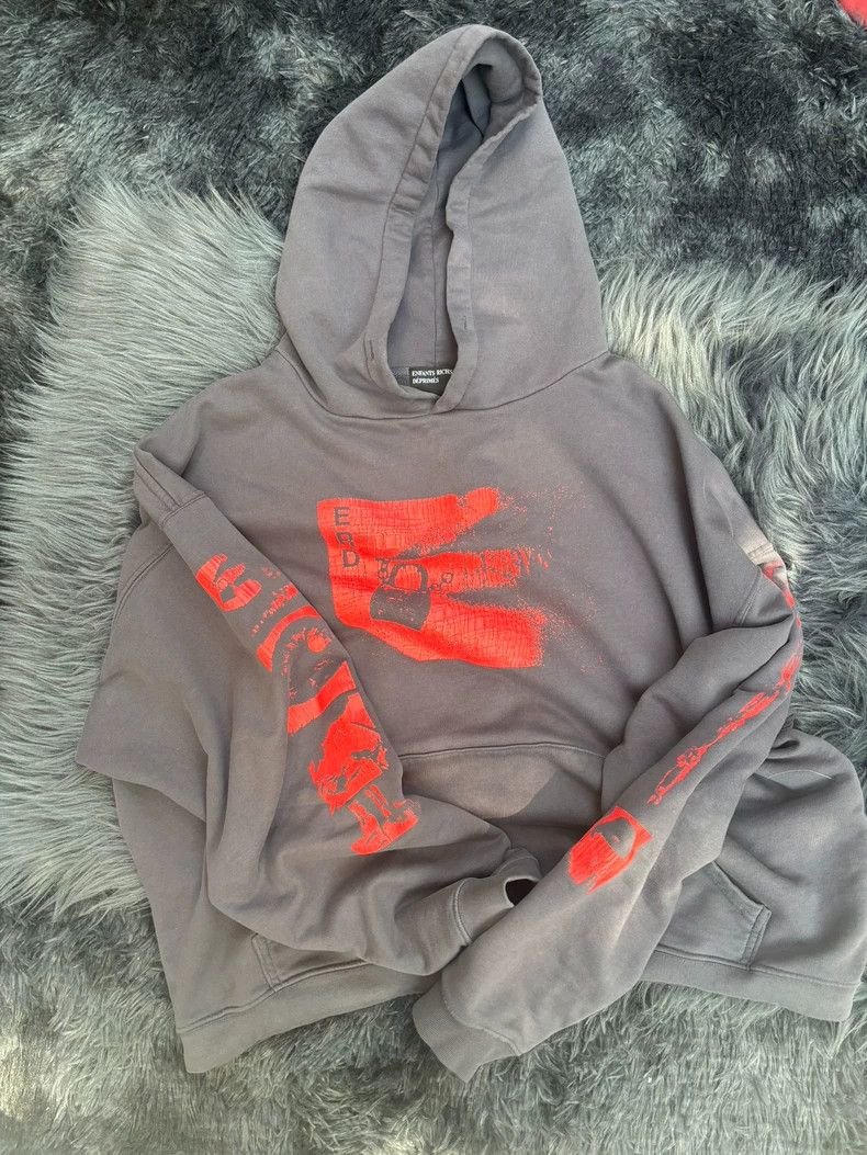 Enfants Riches Deprimes Enfants Riches Deprimes 24SS Black Lip Print Hoodie 2504-Ne Size US L / EU 52-54 / 3 - 1 Thumbnail