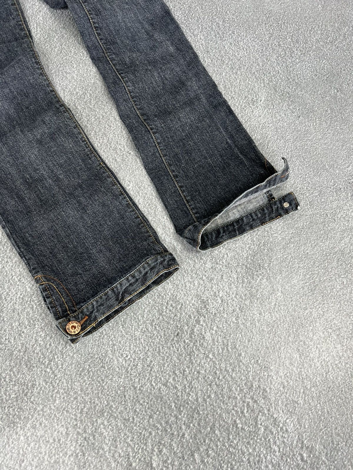 Rocawear Rocawear Women Denim Jeans 3/4 Flare Bootcut Low Rise Casual Size 27" / US 4 / IT 40 - 2 Thumbnail