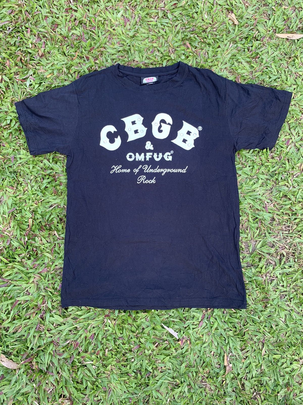 Band Tees × Vintage CBGB AND OMFUG Home of Underground Rock Shirt Size US S / EU 44-46 / 1 - 1 Thumbnail