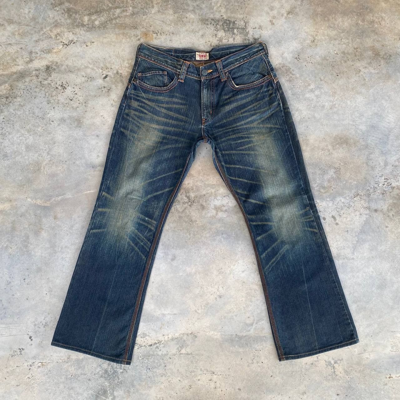 Edwin × Vintage FLARE EDWIN EXCLUSIVE GHOST CLAWMARK BUCKLE BACK BJ03-42 Size US 34 / EU 50 - 5 Thumbnail