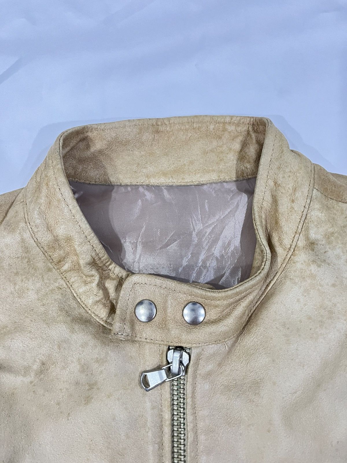 Vera Pelle Full Leather Inspired Gucci Cafe Design Motor Jacket Size US M / EU 48-50 / 2 - 9 Thumbnail