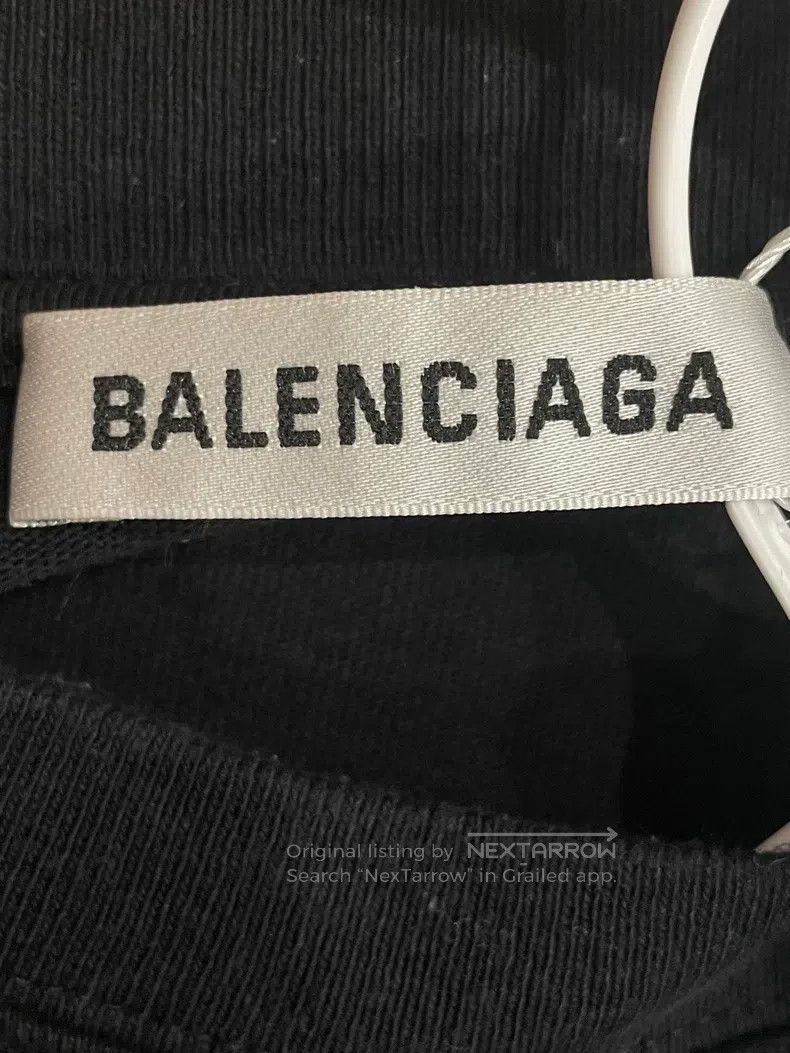 Balenciaga Balenciaga Crew alphabet print loose fit drop shoulder sho Size US S / EU 44-46 / 1 - 5 Thumbnail