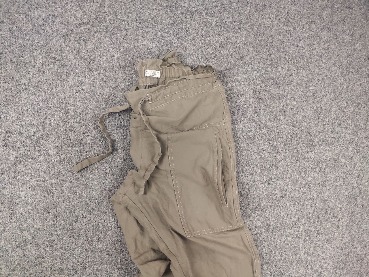 Brunello Cucinelli Brunello Cucinelli Italy Casual Ankle Pocket Trouser Pants Size 36" / US 14 / IT 50 - 4 Thumbnail