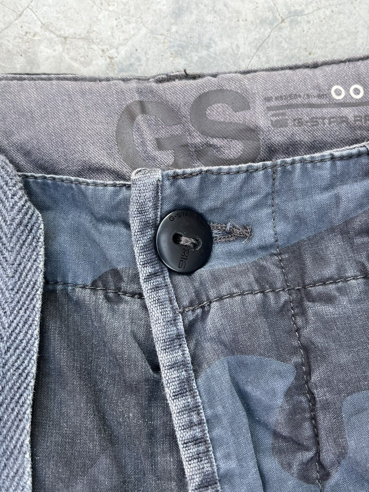 G-Star RARE VINTAGE G-STAR RAW 3301 NAVY MILITARY Size US 34 / EU 50 - 15 Thumbnail