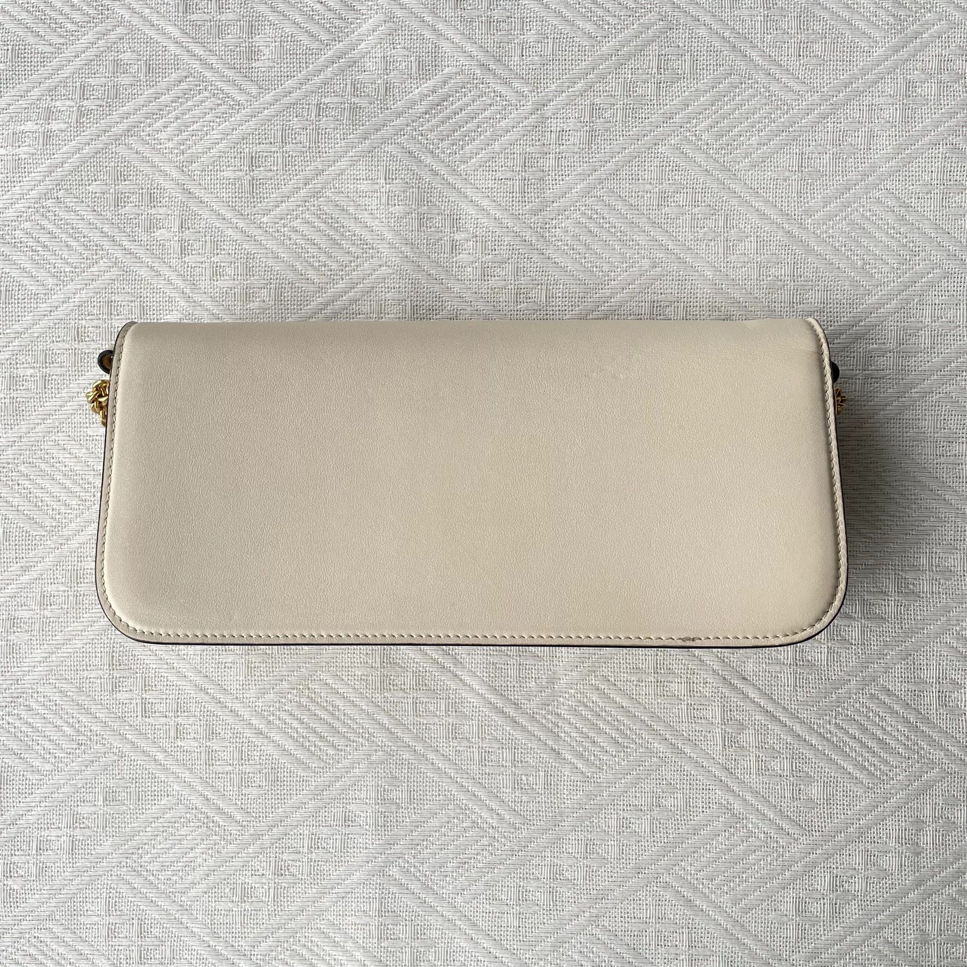 Valentino Valentino Locò Ivory Leather 98 New No Strap Size ONE SIZE - 3 Thumbnail