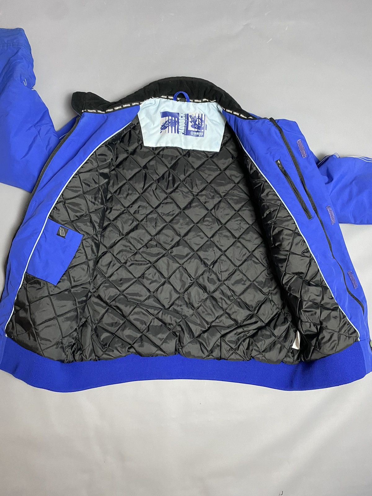 Yamaha VTG Yamaha Racing Padded Bomber Jacket Blue Moto Size Men XL Size US XL / EU 56 / 4 - 15 Thumbnail