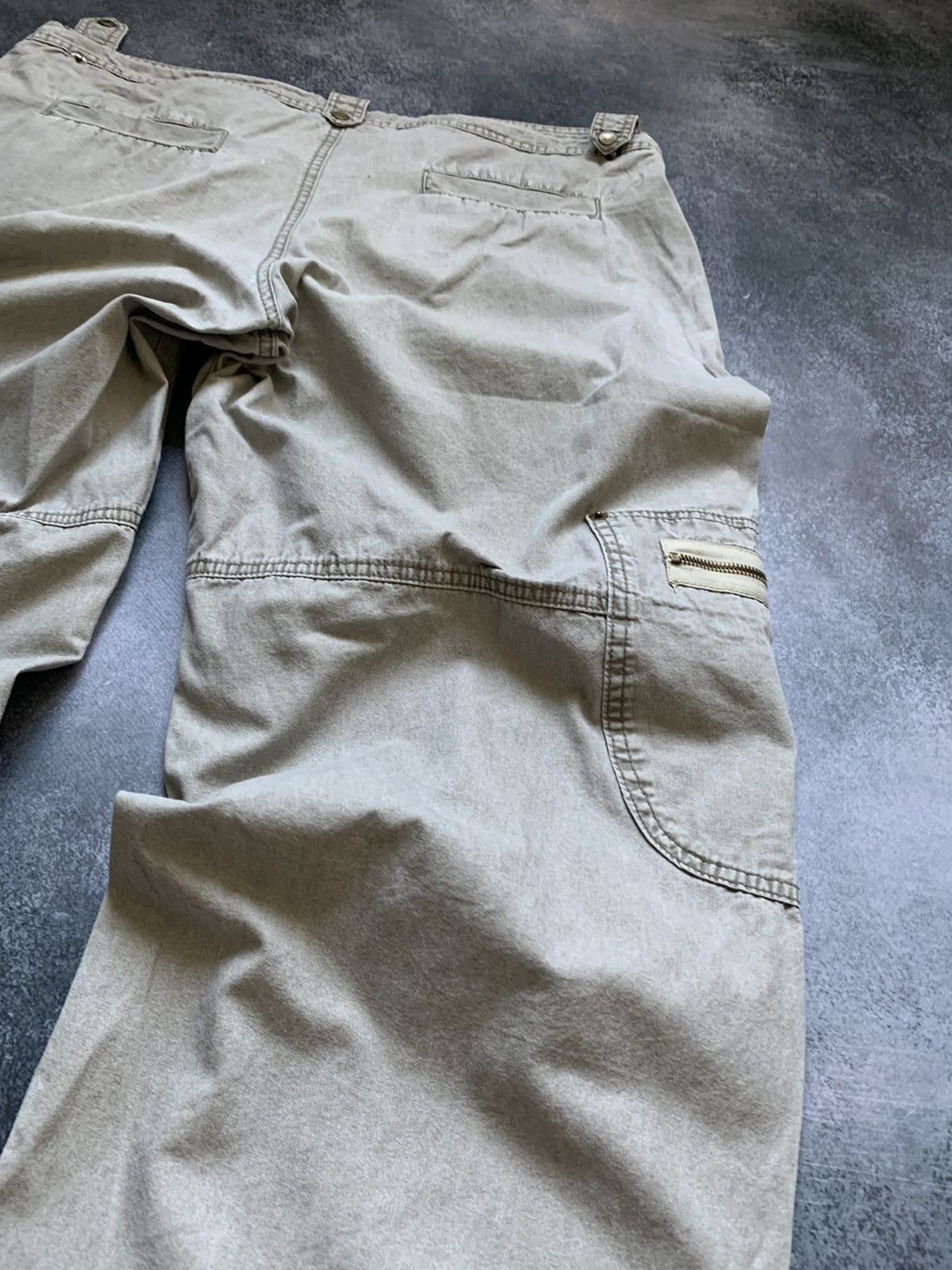 Hysteric Glamour Vintage Balenciaga Junya Watanabe Style Cargo Washed Jeans Size US 34 / EU 50 - 12 Thumbnail