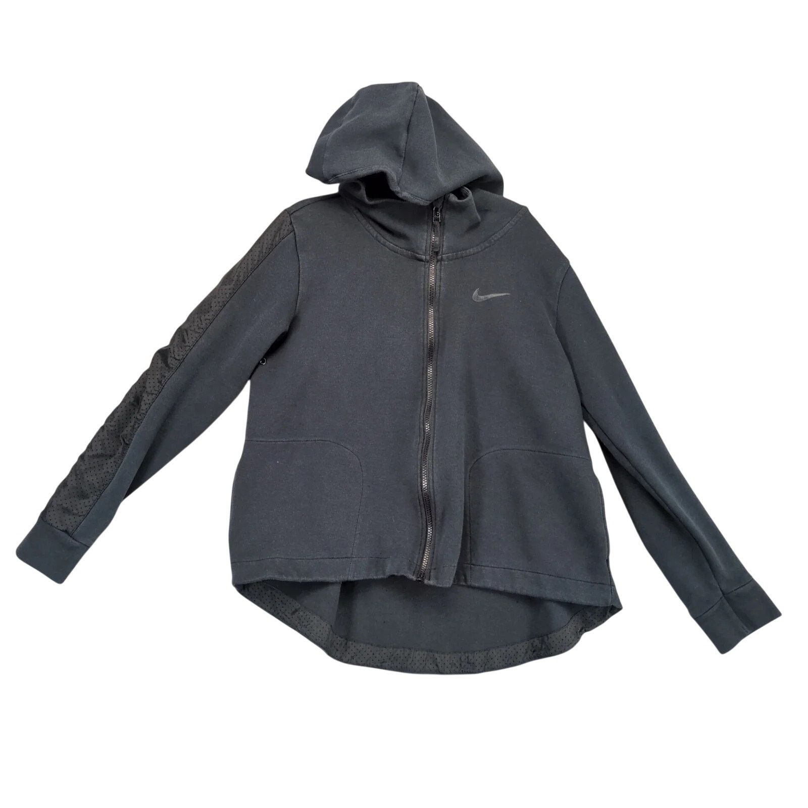 Nike Nike Advance Black Fleece Full Zip Hoodie Cape Jacket Womens Size M / US 6-8 / IT 42-44 - 1 Thumbnail