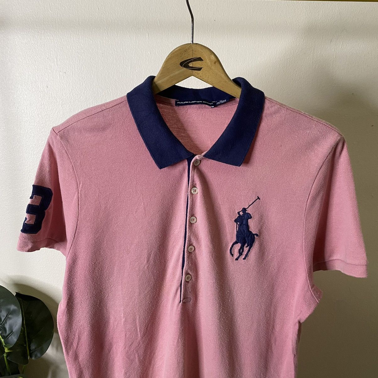 Polo Ralph Lauren × Vintage Vintage Ralph Lauren Big Pony Women Polo T Shirt Size M / US 6-8 / IT 42-44 - 2 Thumbnail