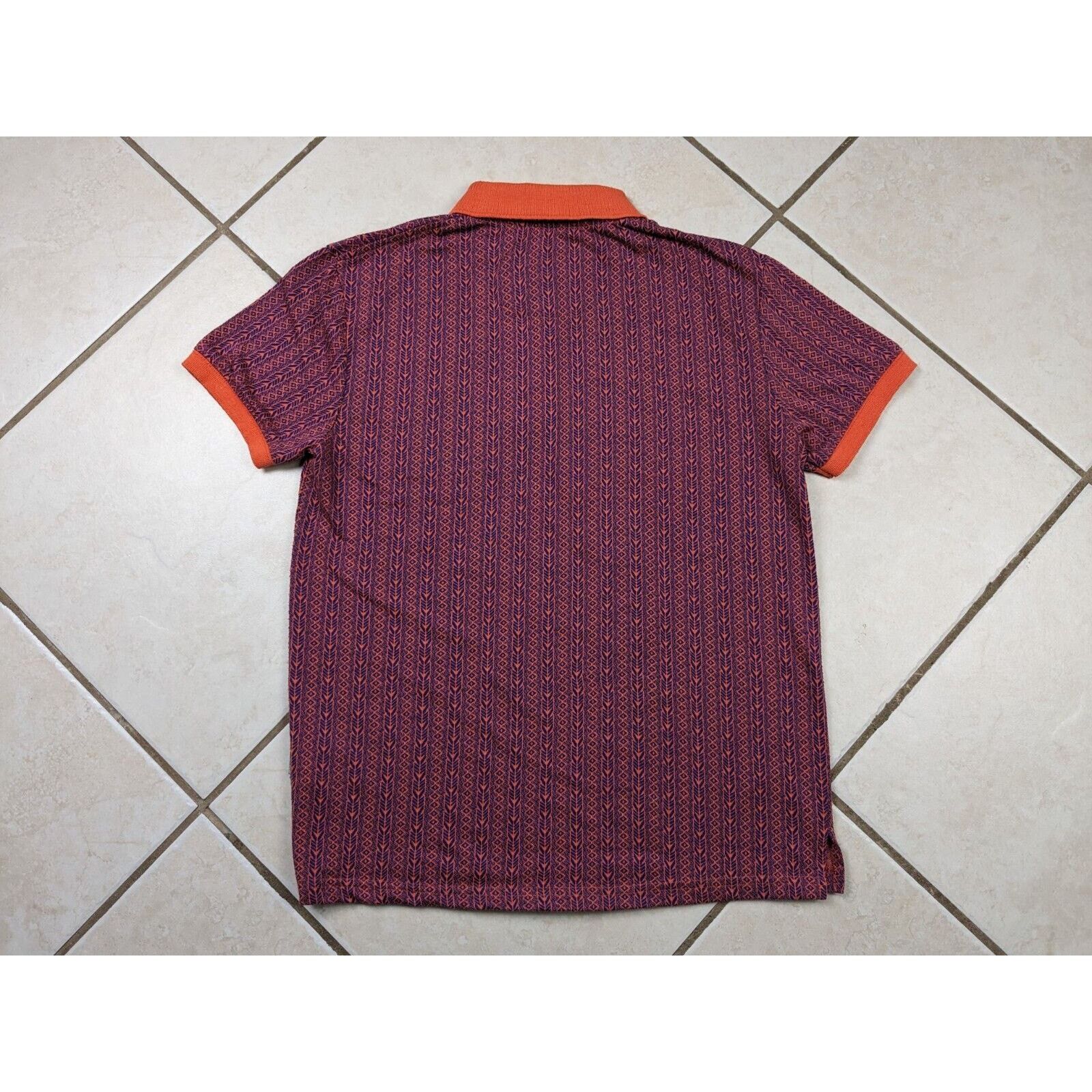 Body Glove Body Glove Colorful Collared Polo Shirt Orange Blue Retro Size US M / EU 48-50 / 2 - 8 Thumbnail