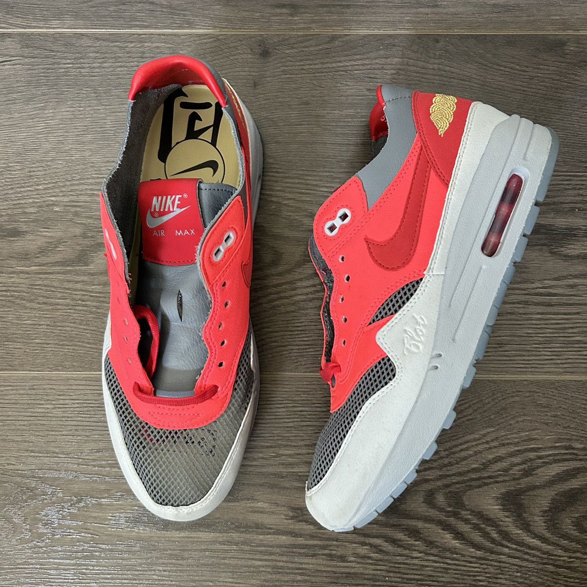 2021 Nike Clot ‘Kiss of Death - Solar Red’ Air Max 1 sz 8