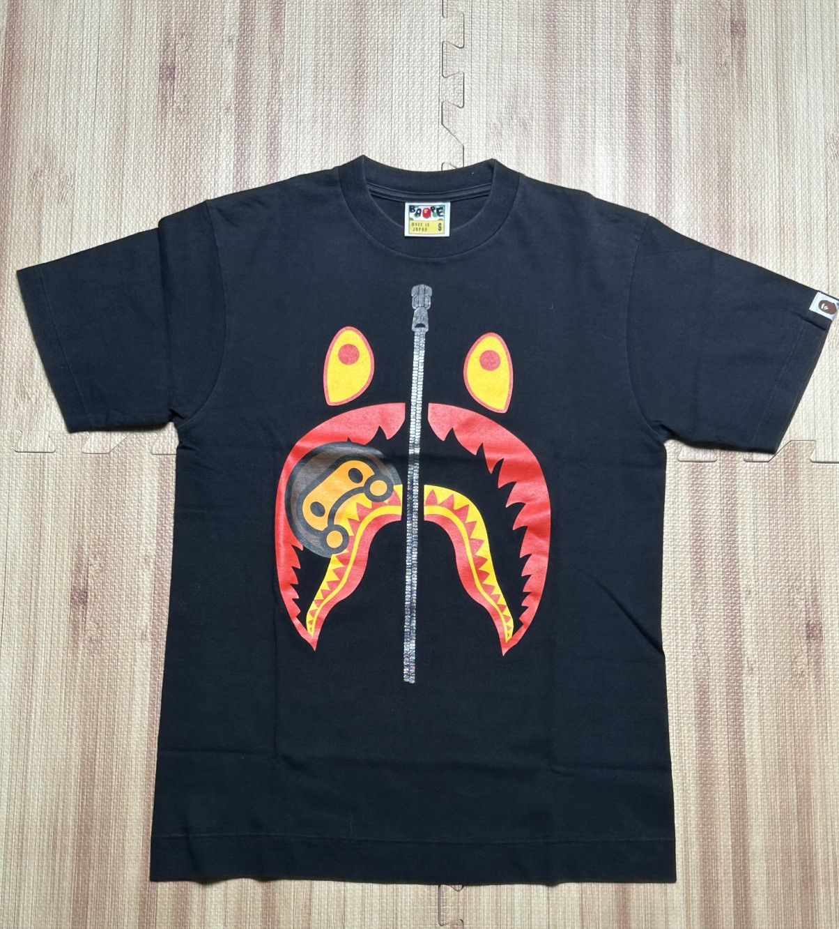 Bape Og 2008 Baby milo shark face tee S Size US S / EU 44-46 / 1 - 1 Thumbnail