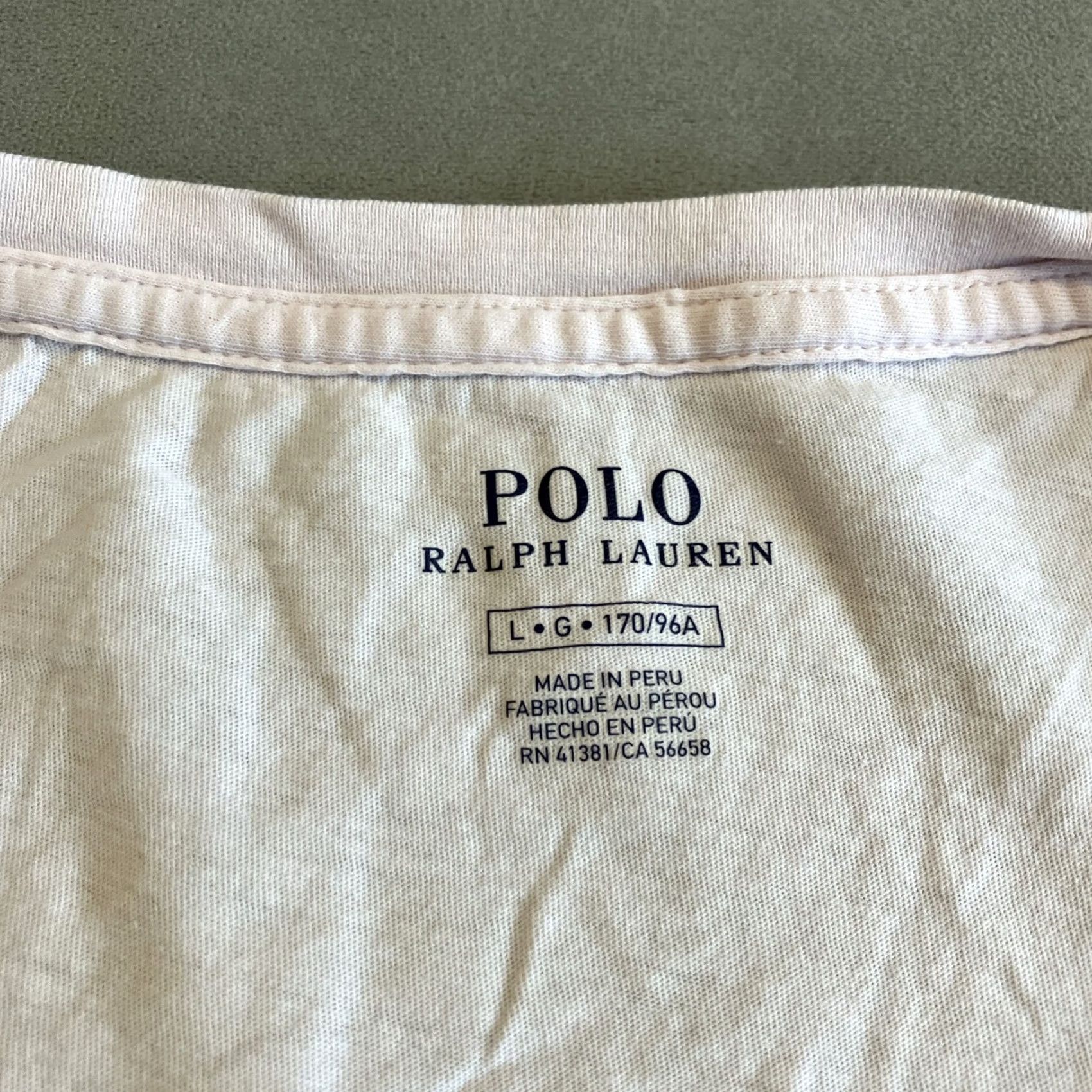 Ralph Lauren Ralph Lauren Polo V Neck T Shirt Pink Navy Horse Large Women Size L / US 10 / IT 46 - 3 Thumbnail