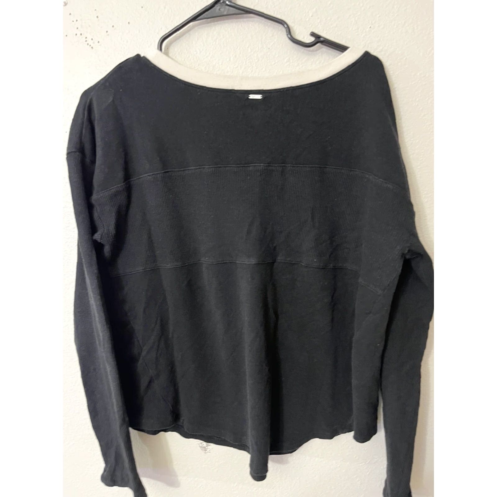 DKNY DKNY Sweater Women’s Large Relaxed Knit Boat Black Size L / US 10 / IT 46 - 2 Thumbnail