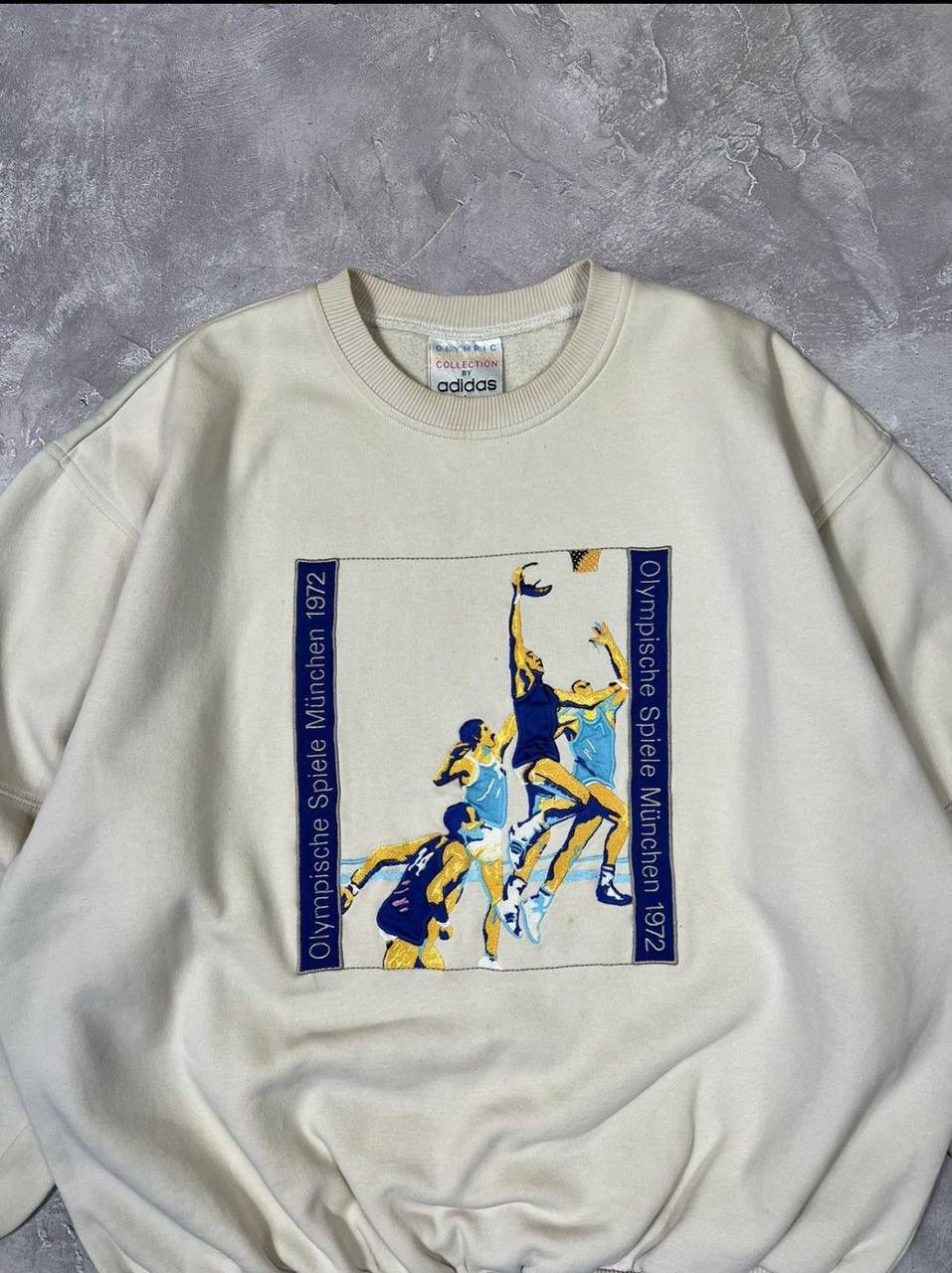 Adidas × Vintage Vintage Adidas Olimpic Games Munchen 72 Sweatshirt Size US L / EU 52-54 / 3 - 3 Thumbnail