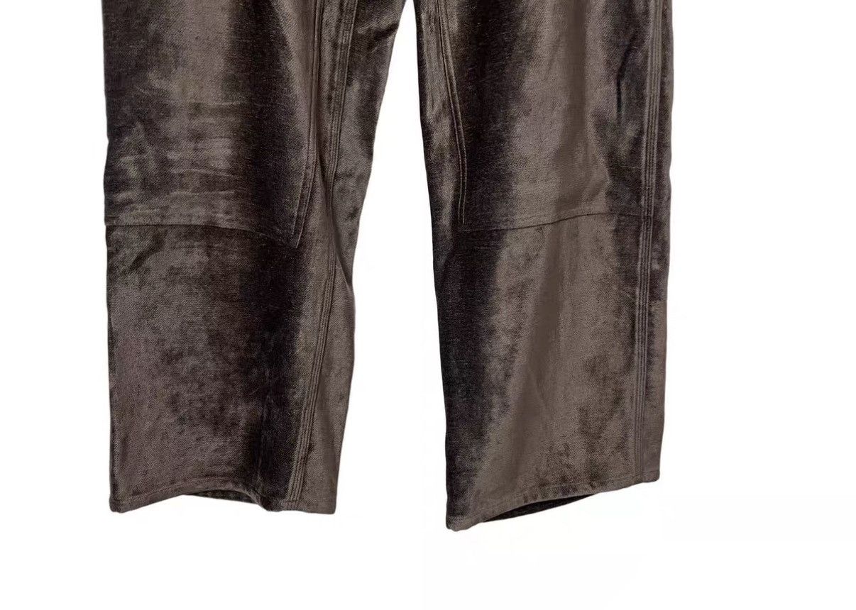 4SDESIGNS 4SDESIGNS FW23 Suede Double Knee Logger Cargo Pants J31 Size US 34 / EU 50 - 4 Thumbnail