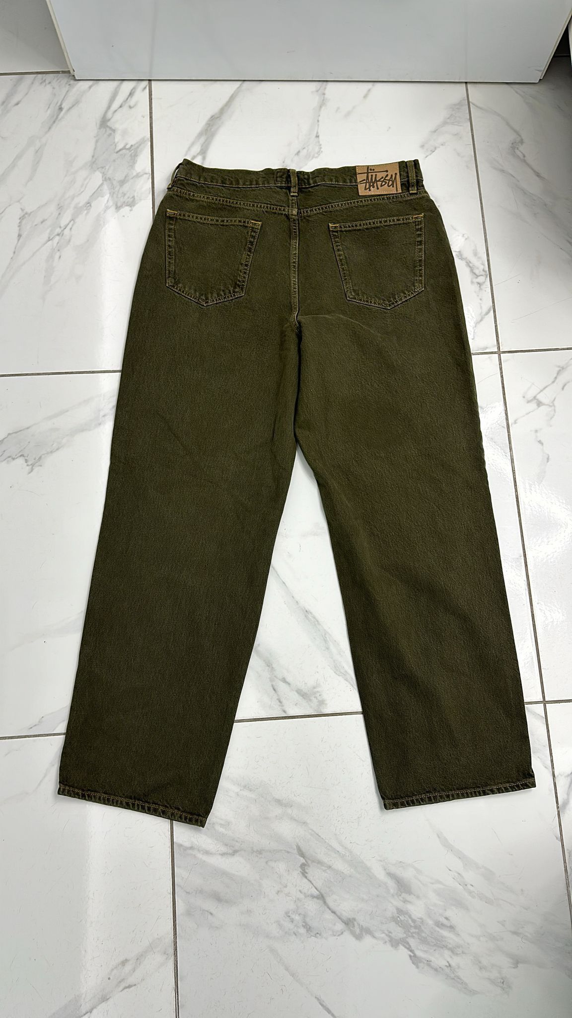 Stussy Stussy Big Ol Jean Olive Size 34 Size US 34 / EU 50 - 2 Thumbnail