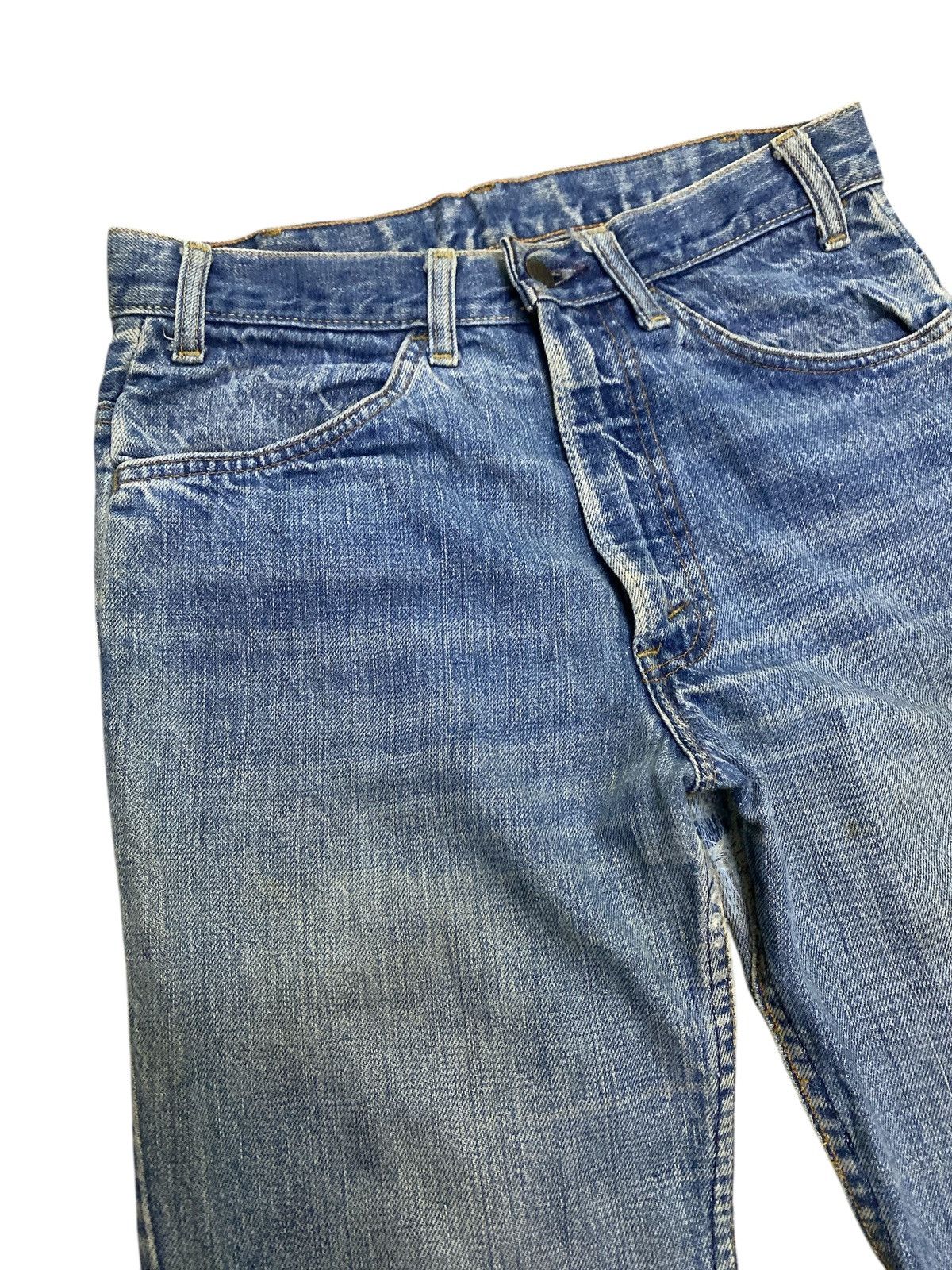 Levi's × Levi's Vintage Clothing × Vintage Flared💥Vintage 70s Levi’s Orange Tab Bell Bottom Jeans Size US 30 / EU 46 - 2 Thumbnail