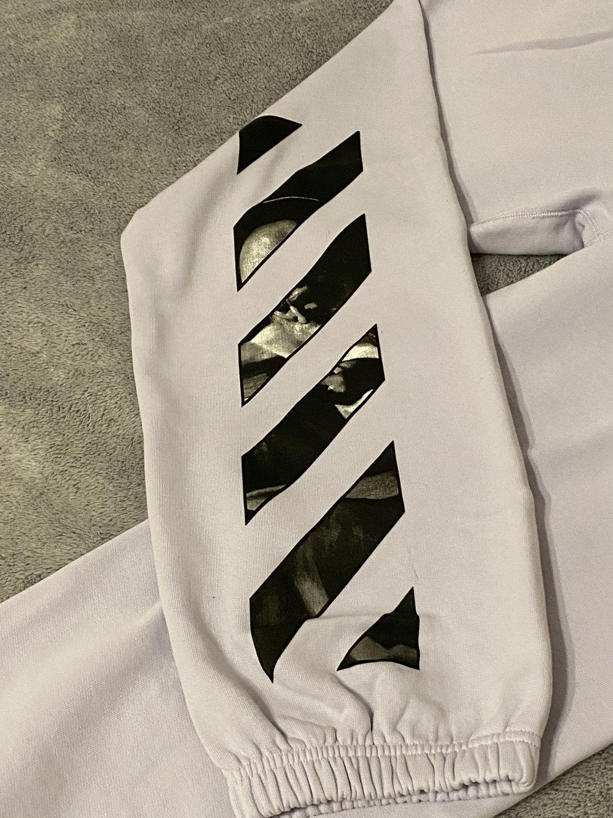 Off-White Pants Off white Caravaggio Dusty Lilac Size US 33 - 2 Thumbnail